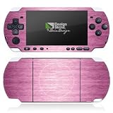 Design Skins for Sony PSP-3004 Slim & Lite - Shiny Metal - Pink Design Folie
