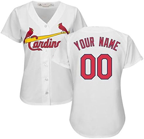 YAOPS Woman St. Louis Cardinals Customized-White Jersey size M