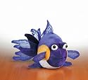 Lil'Kinz Mini Plush Stuffed Animal Purple Goldfish