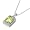 6CT Emerald Cut Natural Lemon Quartz Pendant In Sterling Silver With 18