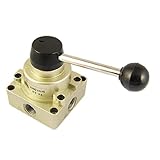 uxcell HV-02 G1 / 4 3ポジション4ウェイ手動切替弁