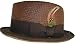 Christys 1773 Dex Vintage Style Straw Diamond Crown Pork Pie Snap Brim Fedora