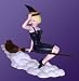 Search : Charm School: Magical Witch Girl Bunny Figurine
