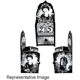 Twilight Edward Wooden Calendar with Drawer and Movable Blocks for Month and Day