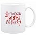 New  My Rottweiler Thinks I Am Great  Mug Dog