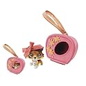 Littlest Pet Shop Collie with Pink Carrier