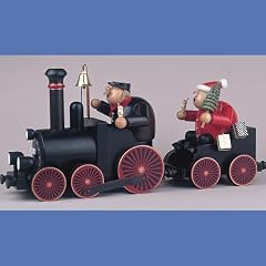 KWO R�uchermann Erzgebirge Lokf�hrer mit Eisenbahn 2tlg. 22cm