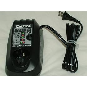 Makita 7.2V And 10.8V Cordless Lithium-Ion Battery Charger DC10WA by Makita