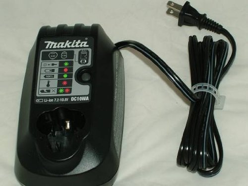 Makita DC10WA 7.2-Volt and 10.8-Volt Lithium-Ion Charger