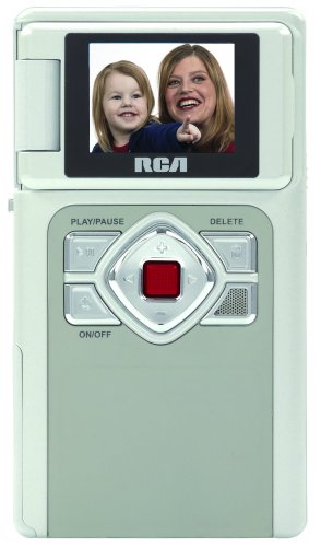 Cheap RCA EZ201 Small Wonder 60 Minute Point-and-Shoot Camcorder (White)