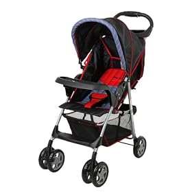 Dream On Me Dream On Me Featherlight Stroller, RedDream On Me Featherlight Stroller
