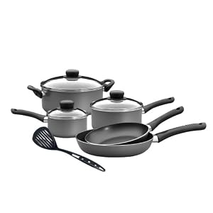 Bialetti 9-pc. Cookware Set - Silver Fusion by Bialetti