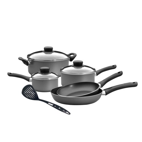 Bialetti 9-pc. Cookware Set - Silver Fusion by Bradshaw