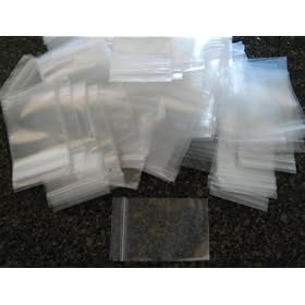 1000 Small Ziploc Bags 5cm X 7cm or 2 X 2.5 3mil by 