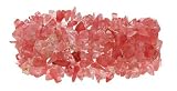 5 Strand Stretch Chip Bracelet - Cherry Quartz
