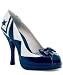 Ellie Shoes Peep Toe Pin Up Sailor Costume High Heel Shoes US sz 8