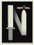 The National 2009 Concert Poster by Methane Studios