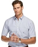 Nautica Big & Tall Bengal Stripe Seersucker Shirt