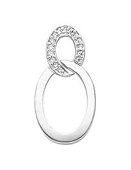 Platinum Diamond Pendant - 0.11 Ct. -- LIFETIME WARRANTY