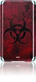 Skinit Protective Skin for iPod Classic 6G (Biohazard Black on Red)