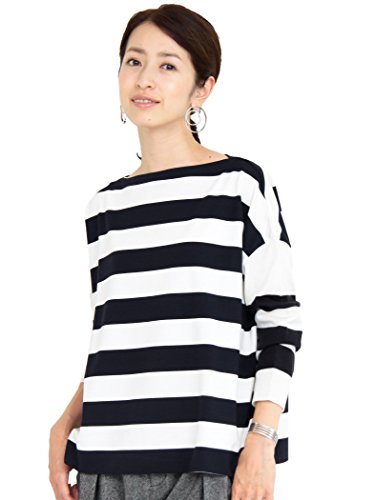 (ビューティ&ユース ユナイテッドアローズ) BEAUTY&YOUTH UNITED ARROWS BY∴ ワイドボーダー袖ニットカットソー -手洗い可能- 16126994079