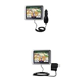 Essential Kit for the Garmin Nuvi 270 - includes Car and Wall Charger with Rapid Charge Technology - Gomadic Brand w/ TipExchange Technology