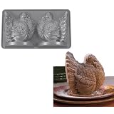 NordicWare 52348 Platinum Collection 3D Turkey Cake Pan