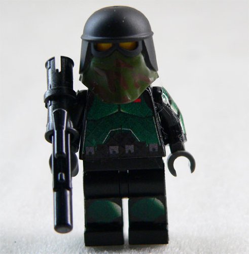  LEGO Star Wars Custom Black Snowtrooper 2" Minifig