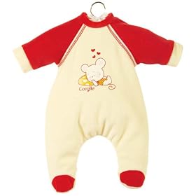 Click here to buy Corolle Mon Premier 12-inch Fashions Red and Ecru Mouse Pajama by Corolle.