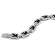 8" Hematite Cut Out Stingray Link Bracelet
