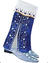 Kurt S. Adler 17-Inch Elvis Blue Suede Shoes Christmas Stocking