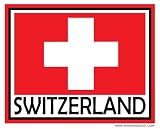 Flag of Switzerland Mini Locker/Fridge Magnet