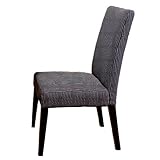 Stanton Dark Blue Fabric Dining Chairs (Set of 2)