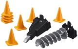Review Bruder 2408 / Bruder Accessories: Hydraulic tool, ground auger and 8 pylons