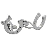 HorseShoe Cufflinks Silver Cuff Links