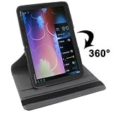Ledertasche mit Rotierendem Aufsteller Schwarz für Motorola XOOM