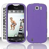 Purple Rubberized Coating Hard Plastic Case Cover for HTC myTouch 4G Slide  ....