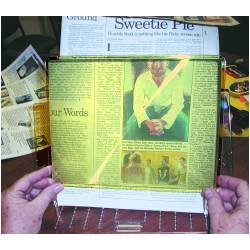 2X Rigid Yellow Full Page Magnifier