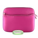 Luxmo Pink Amazon Kindle DX Carrying Sleeve With Extra Pocket + Live*Laugh*Love Wrist Band!!! (Kindle DX Not Included)