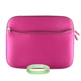 Luxmo Pink Amazon Kindle DX Carrying Sleeve With Extra Pocket + Live*Laugh*Love Wrist Band!!! (Kindle DX Not Included)