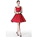 Heroecol® 50s 60s Hepburn Cap Shoulder Style Vintage Retro Swing Rockailly Dresses