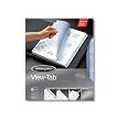 Wilson Jones View-Tab Dividers, 96 View-Tab Dividers Total (One Case of 12 Packages, 8 View-Tabs per Package), Clear, Letter Size (W55068)