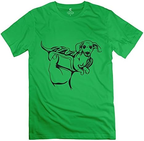 WYMY Men's Tees Hot Dog Size XL ForestGreen