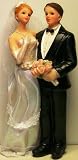 Eigenschaften Die Ideenwelt / Hochzeitspaar mit Stoffkleid 9117-D