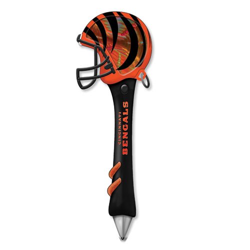 Pack of 6 NFL Cincinnati Bengals Light-Up Mirrored Helmet Office Pens
