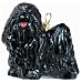 Blown Glass Puli Christmas Ornament