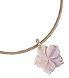 Pink Mother of Pearl Flower Necklace