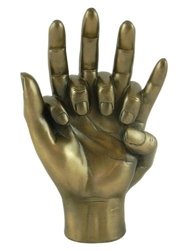 Hands Entwined - Bronze Gift Idea for Wedding, Anniversary or Engagement
