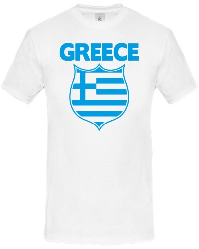 FUSSBALL WM 2014 – GRIECHENLAND FANSHIRT 3333(H) Gr. XXL