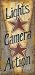 Lights Camera Action Art Poster Print by Kim Lewis, 12x26